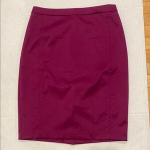 JACOB Rich Purple/Pink Satin fully lined Pencil Skirt SIZE 10